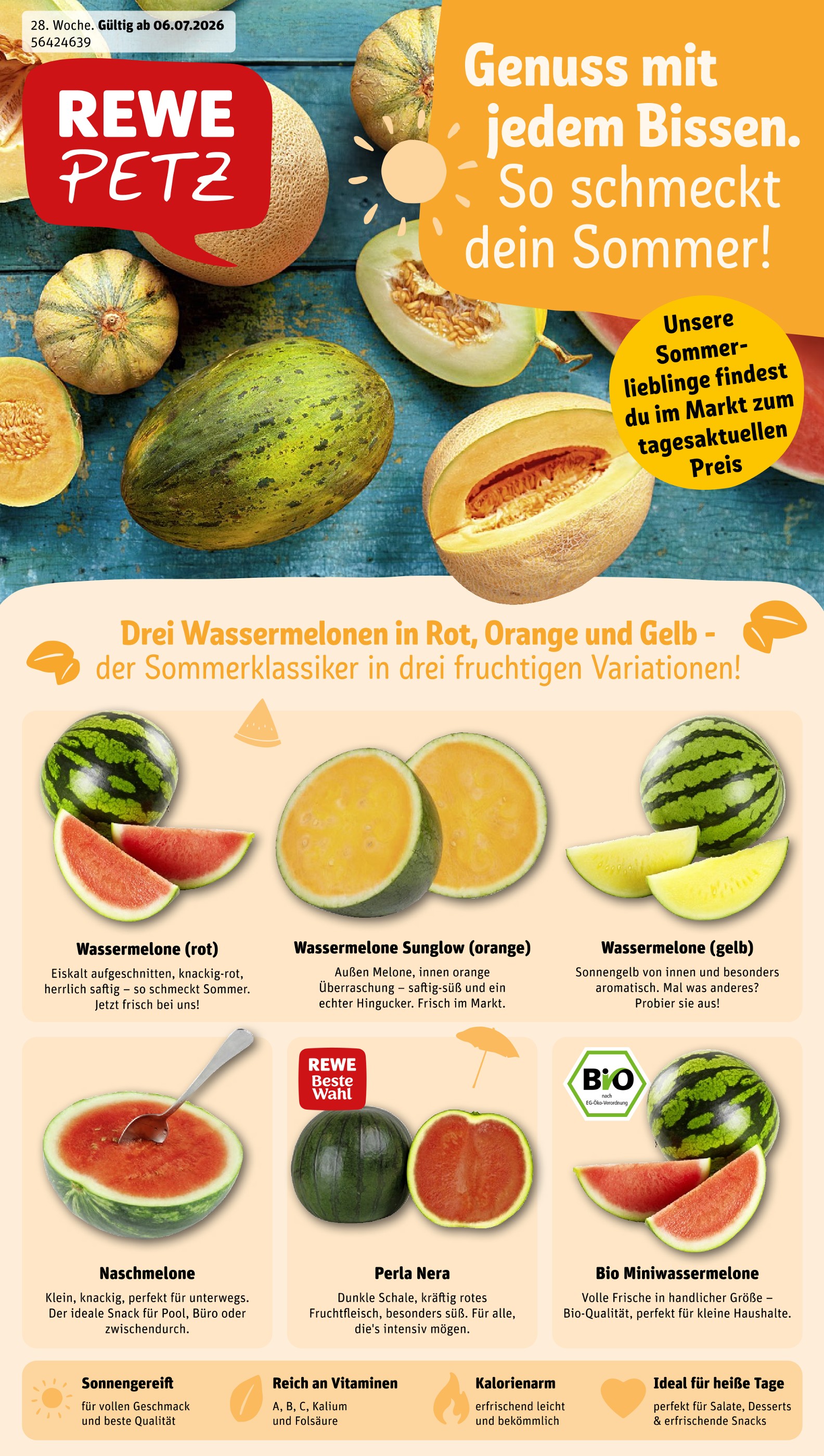 REWE Prospekt für Vallendar: Dein Markt, 30 Seiten, 06.07.2026 - 11.07.2026
